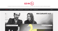 Desktop Screenshot of blog.goin.de