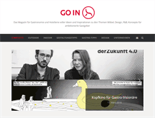 Tablet Screenshot of blog.goin.de
